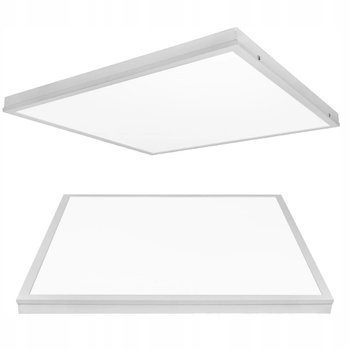Panel LED Natynkowy Podtynkowy +Zasilacz 60W 4000K Neutralna Lampa Biurowa