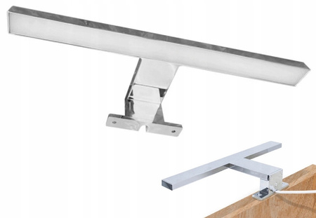 Kinkiet LED Łazienkowy Lampa nad Lustro 5W 350lm Biała Neutralna Chrom 30cm