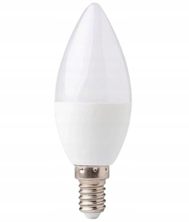 Żarówka LED Świeczka Mały Gwint E14 10W = 90W 6500K Barwa Zimna
